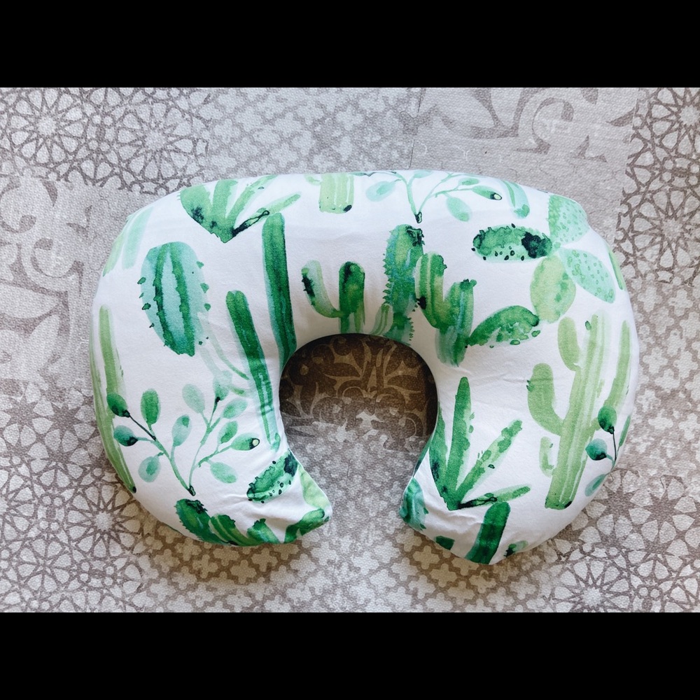 Watercolor cactus boppy cover